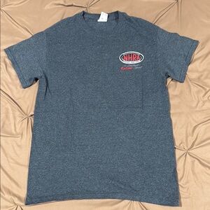 Gray Short Sleeve Tee with Crew Neck